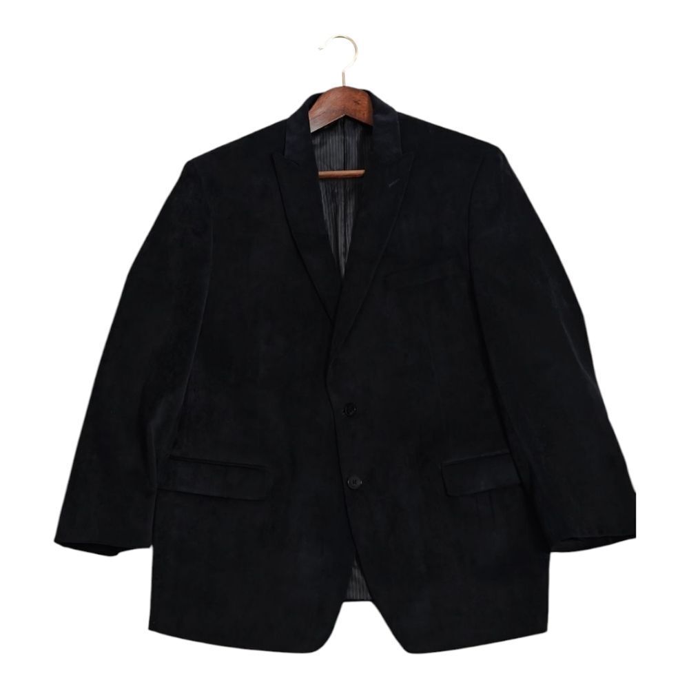 Calvin Klein Velvet Classic Gray Black Sport Coat 46R